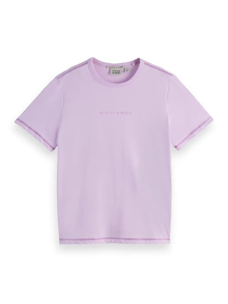 Scotch & Soda Svetlo fialové dámske tričko Scotch & Soda