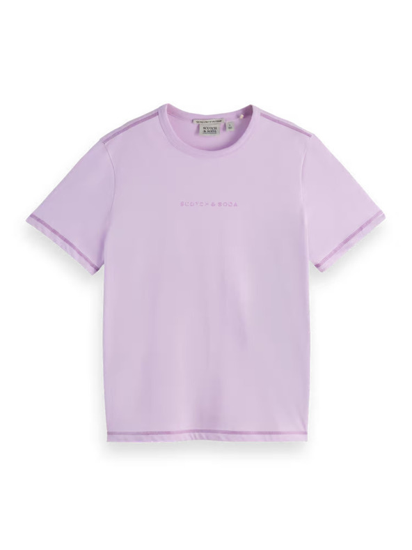 Scotch & Soda Svetlo fialové dámske tričko Scotch & Soda