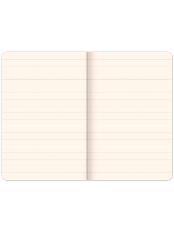 NOTIQUE NOTIQUE Notes Heart - Andrea Katonová, linajkovaná, 11 x 16 cm BAAGL