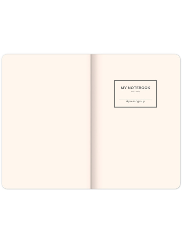 NOTIQUE NOTIQUE Notes Heart - Andrea Katonová, linajkovaná, 11 x 16 cm BAAGL