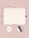NOTIQUE NOTIQUE Poznámky Sakura, linajkované, 13 x 21 cm