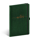 NOTIQUE NOTIQUE Notes Velvet Typo, linajkované, 13 × 21 cm BAAGL