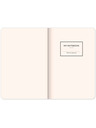 NOTIQUE NOTIQUE Notes Velvet Typo, linajkované, 13 × 21 cm BAAGL