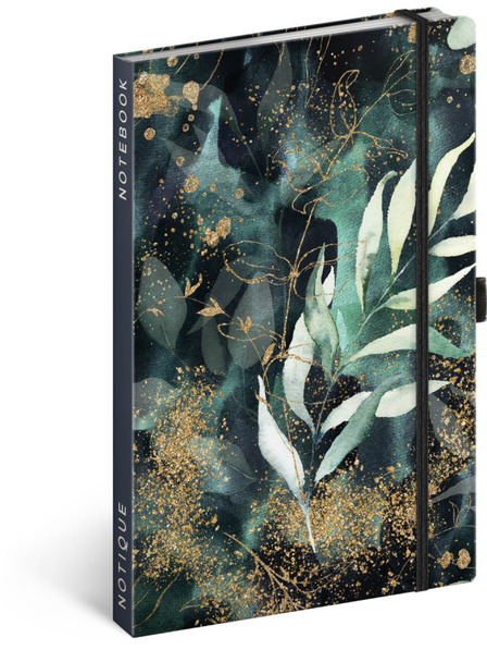 NOTIQUE NOTIQUE Poznámky Eukalyptus, linajkované, 13 x 21 cm BAAGL