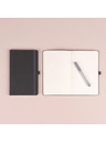 NOTIQUE NOTIQUE Notes Grey, bodkované, 13 x 21 cm BAAGL
