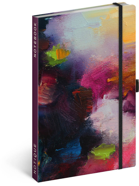 NOTIQUE NOTIQUE Poznámky Ružový obraz, linajkované, 13 x 21 cm BAAGL