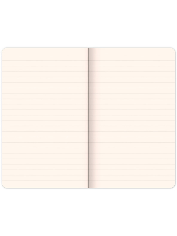 NOTIQUE NOTIQUE Poznámky Ružový obraz, linajkované, 13 x 21 cm BAAGL