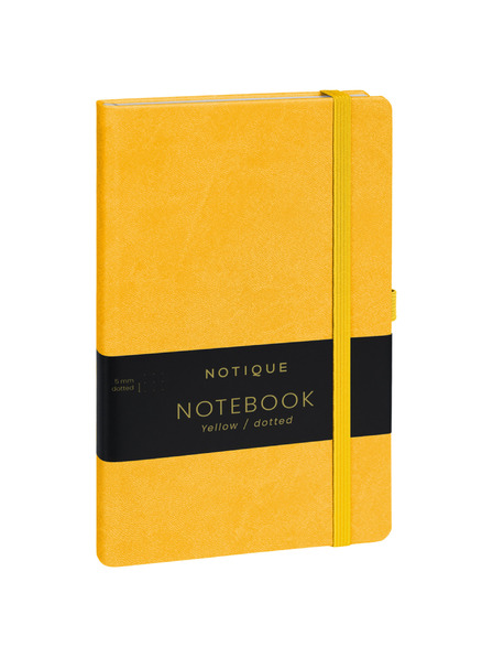 NOTIQUE NOTIQUE Poznámky žlté, bodkované, 13 x 21 cm