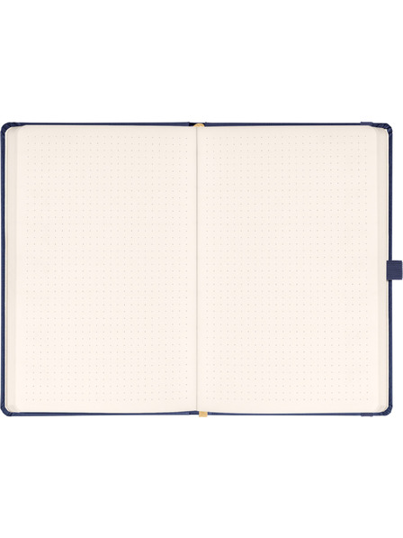 NOTIQUE NOTIQUE Notes Balacron, tmavomodrý, bodkovaný, 15 x 21 cm