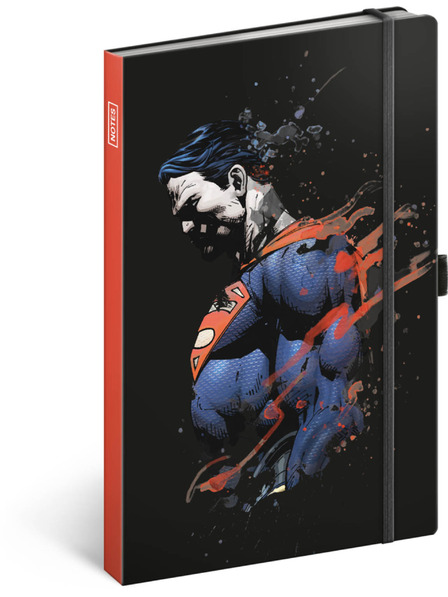 NOTIQUE NOTIQUE Poznámky Superman, linajkované, 13 x 21 cm