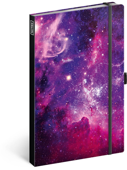 NOTIQUE NOTIQUE Notes Galaxie, linajkované, 13 x 21 cm BAAGL