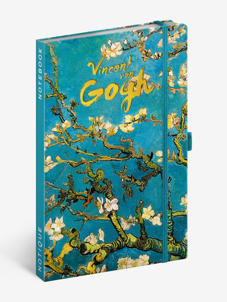 NOTIQUE NOTIQUE Poznámky Vincent van Gogh, linajkované, 13 x 21 cm