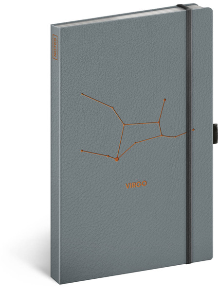 NOTIQUE NOTIQUE Poznámky Zodiak Panna, linkované, 13 x 21 cm