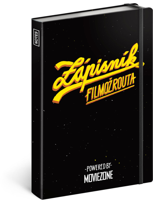 NOTIQUE NOTIQUE Notes Zápisník Filmový požierač, 13 x 21 cm