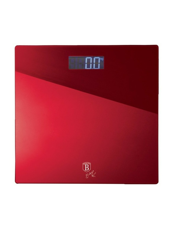 Berlingerhaus Osobná digitálna váha 150 kg Burgundy Metallic Line BERLINGERHAUS