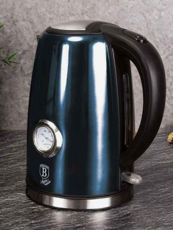 Berlingerhaus Rýchlovarná kanvica 1,7 l s teplomerom Aquamarine Metallic Line BERLINGERHAUS