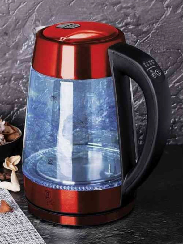Berlingerhaus Rýchlovarná kanvica 1,7 l s reguláciou teploty Burgundy Metallic Line BERLINGERHAUS