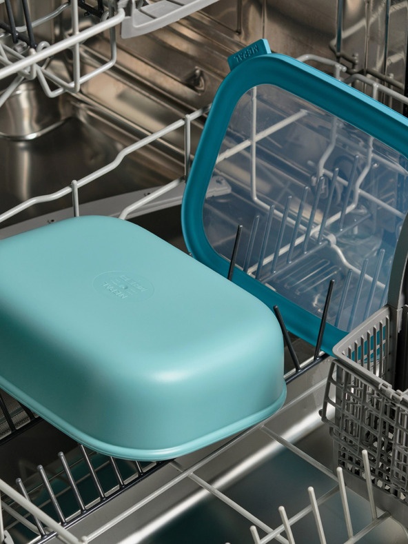 Mepal Sada troch misiek vo svetlo zelenej farbe Mepal Cirqula Rectangular 500 +1000 +2000 ml