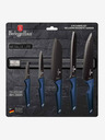 Berlingerhaus Sada piatich nožov s magnetickým držiakom BERLINGERHAUS Aquamarine Metallic Line