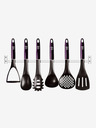 Berlingerhaus Kuchynské náradie s držiakom na stenu 7 ks Purple Eclipse Collection BERLINGERHAUS