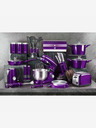 Berlingerhaus Sada nožov v stojane 6 ks Royal Purple Metallic Line Kikoza Collection BERLINGERHAUS