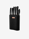 Berlingerhaus Sada nožov v stojane 7 ks BERLINGERHAUS Black Rose Collection