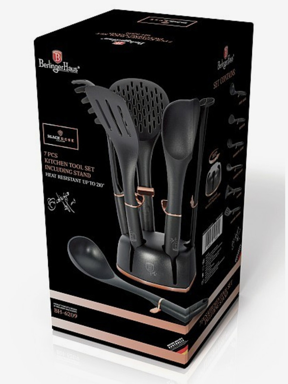 Berlingerhaus Sada kuchynského riadu BERLINGERHAUS Black Rose Collection (7 ks)