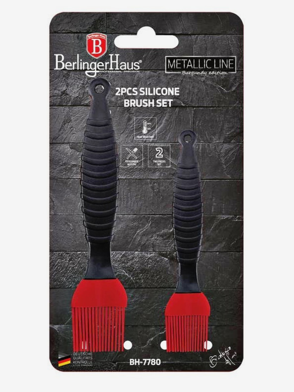 Berlingerhaus Sada silikónových misiek na miešanie 2 ks Burgundy Metallic Line BERLINGERHAUS
