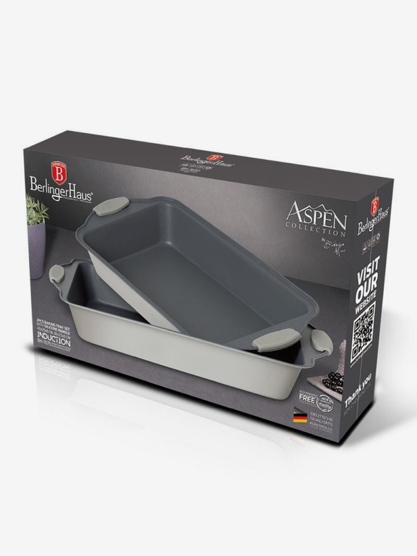 Berlingerhaus Plech na pečenie s titánovým nepriľnavým povrchom sada 2 ks Aspen Collection BERLINGERHAUS