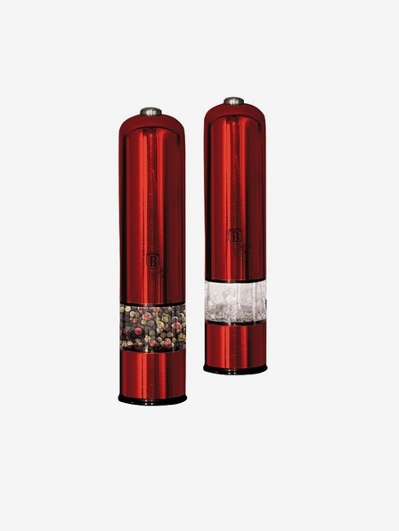Berlingerhaus Sada dvoch elektrických mlynčekov na korenie a soľ BERLINGERHAUS Burgundy Metallic Line