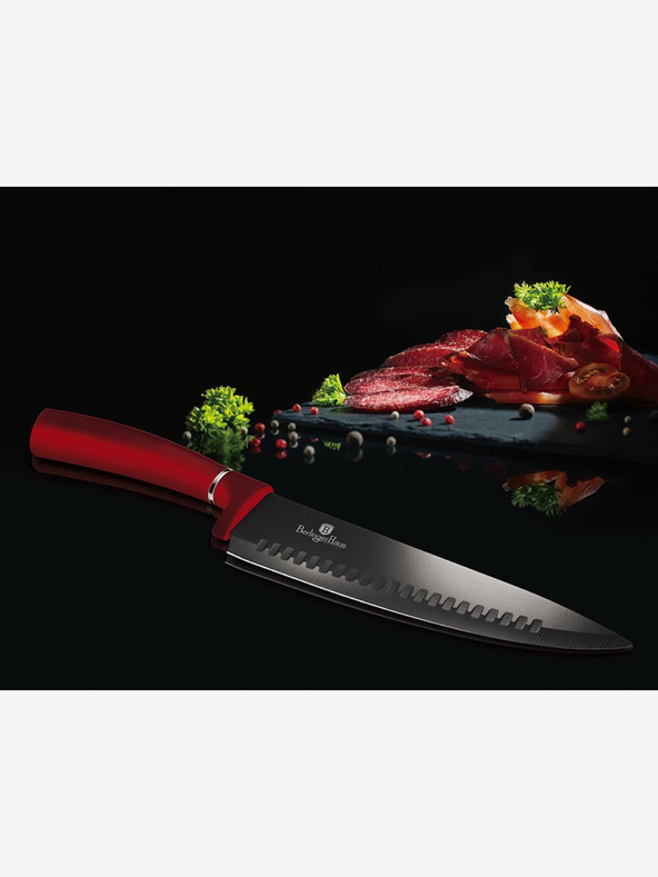 Berlingerhaus BERLINGERHAUS Burgundy Metallic Line sada šiestich nožov s nepriľnavým povrchom