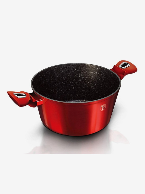 Berlingerhaus Kastról s mramorovým povrchom a pokrievkou BERLINGERHAUS Burgundy Metallic Line