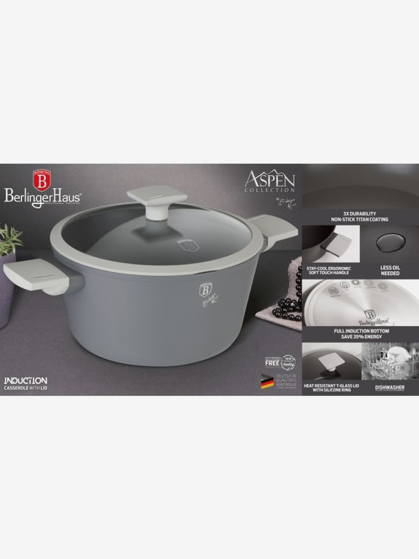 Berlingerhaus Kastról s titánovým nepriľnavým povrchom 20 cm Aspen Collection BERLINGERHAUS