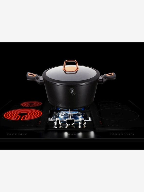 Berlingerhaus Panvica Wok s mramorovým povrchom BERLINGERHAUS Black Rose Collection (28 cm)