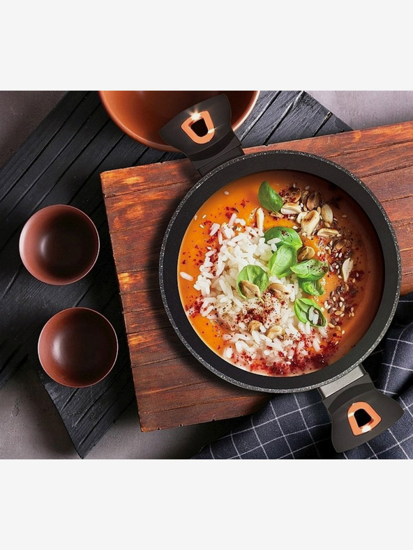 Berlingerhaus Panvica Wok s mramorovým povrchom BERLINGERHAUS Black Rose Collection (28 cm)