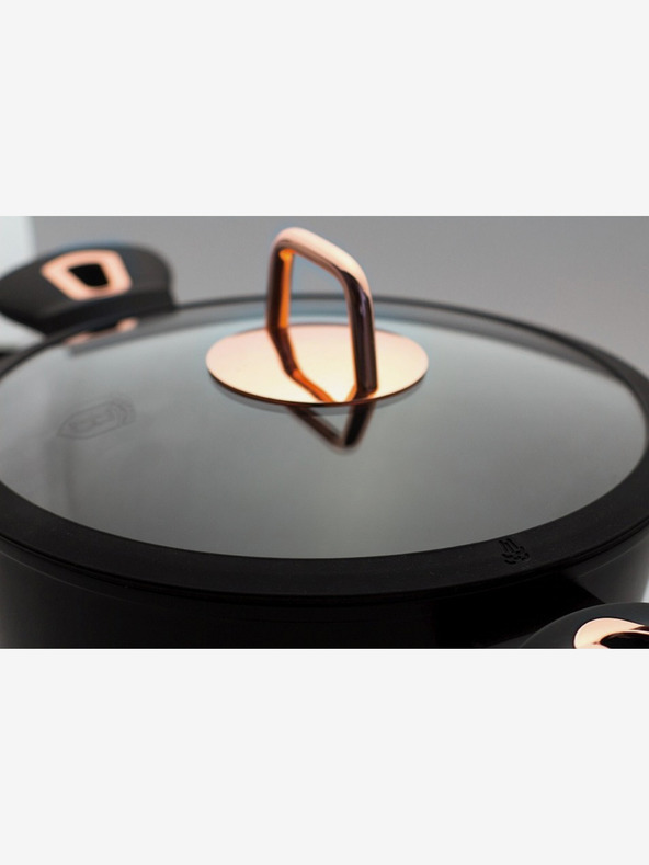 Berlingerhaus Panvica Wok s mramorovým povrchom BERLINGERHAUS Black Rose Collection (28 cm)