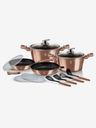 Berlingerhaus Súprava riadu s mramorovým povrchom 13 ks Rosegold Metallic Line BERLINGERHAUS