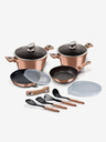 Berlingerhaus Súprava riadu s mramorovým povrchom 13 ks Rosegold Metallic Line BERLINGERHAUS