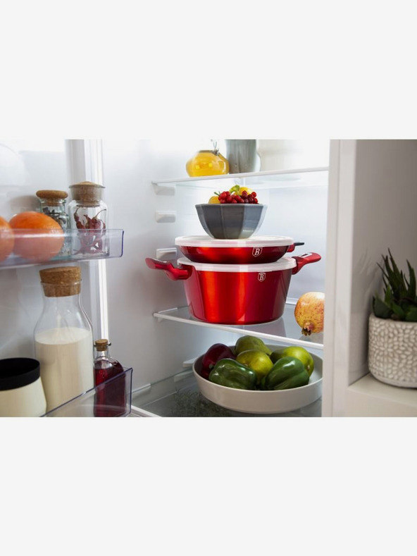 Berlingerhaus Súprava riadu s mramorovým povrchom 22 ks Burgundy Metallic Line BERLINGERHAUS