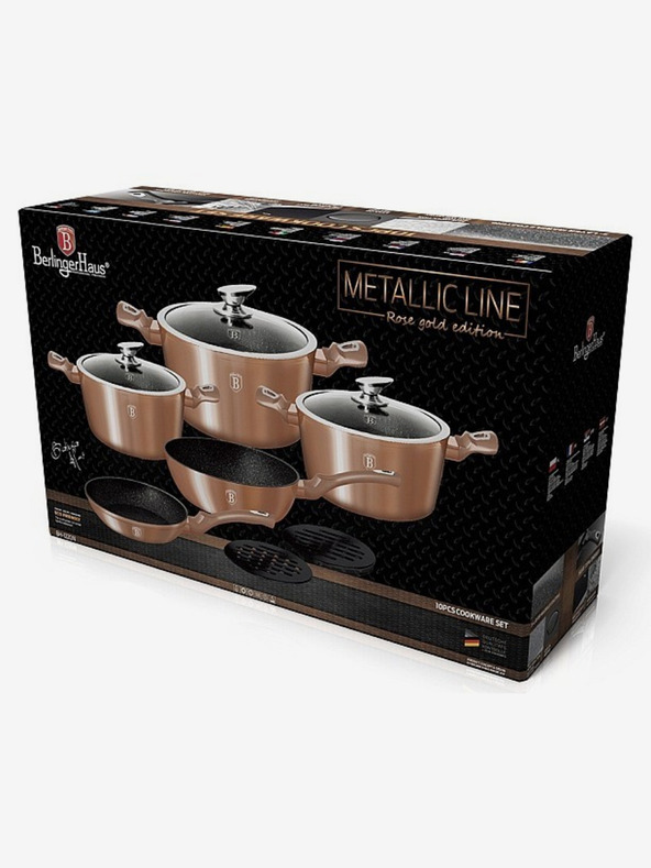 Berlingerhaus BERLINGERHAUS Rosegold Metallic Line (10 kusov)