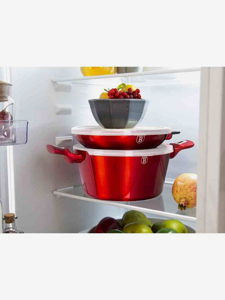 Berlingerhaus Súprava riadu s mramorovým povrchom 18 ks Burgundy Metallic Line BERLINGERHAUS