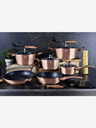 Berlingerhaus Sada 10 hrncov s mramorovým povrchom Rosegold Metallic Line BERLINGERHAUS