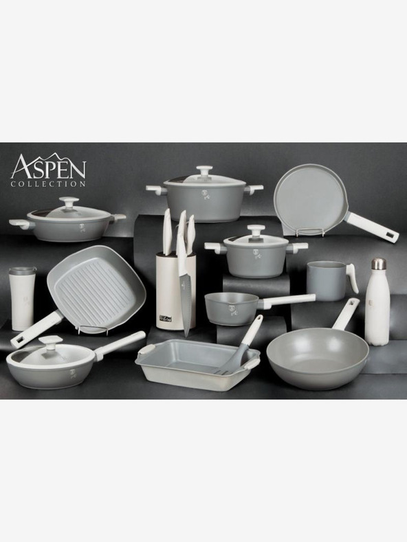 Berlingerhaus Súprava riadu s nepriľnavým titánovým povrchom 10 ks Aspen Collection BERLINGERHAUS