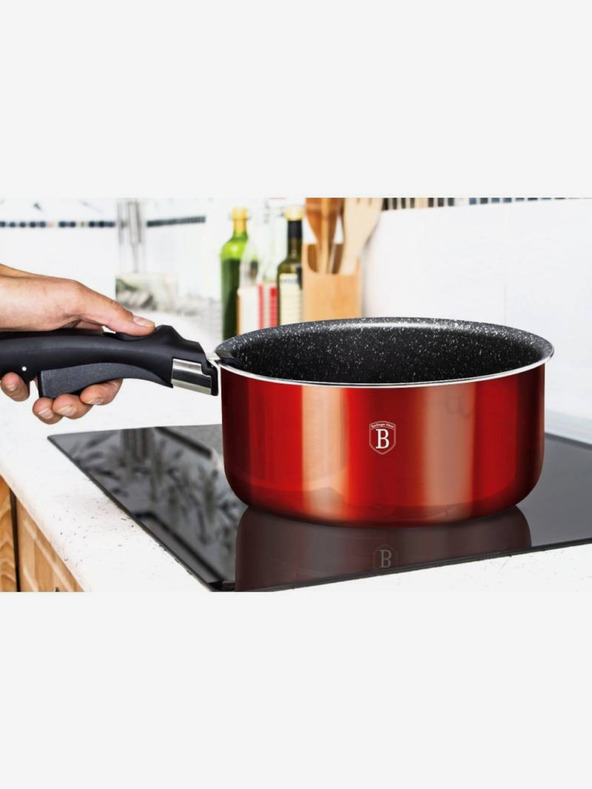 Berlingerhaus Sada riadu s odnímateľnou rukoväťou 12 ks Burgundy Metallic Line BERLINGERHAUS