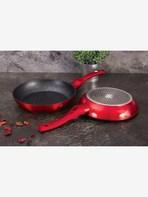 Berlingerhaus Panvica s mramorovým povrchom 20 cm Burgundy Metallic Line BERLINGERHAUS