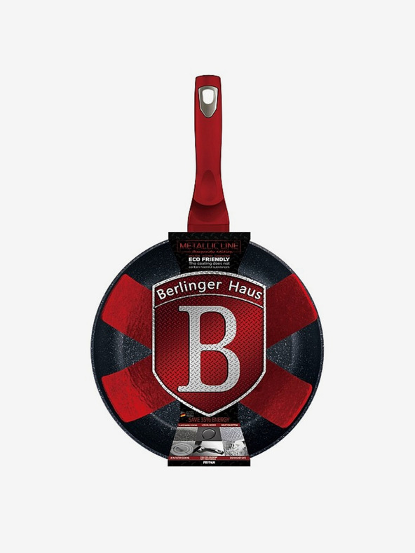 Berlingerhaus Panvica s mramorovým povrchom BERLINGERHAUS Burgundy Metallic Line (24 cm)