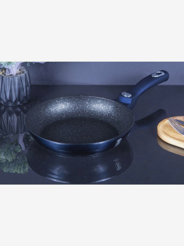 Berlingerhaus Grilovacia panvica s odnímateľnou rukoväťou + pokrievka 24 cm BERLINGERHAUS Metallic Line Aquamarine Edition