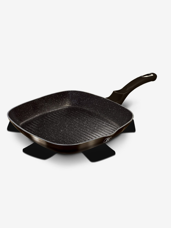 Berlingerhaus Grilovacia panvica s mramorovým povrchom BERLINGERHAUS Shiny Black Collection