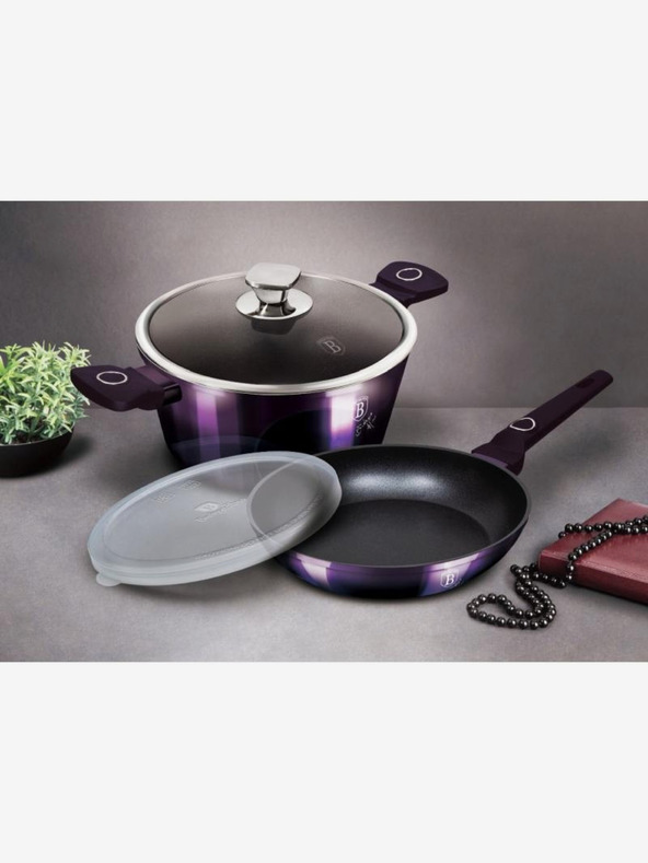 Berlingerhaus Panvica s titánovým povrchom 28 cm Purple Eclipse Collection BERLINGERHAUS