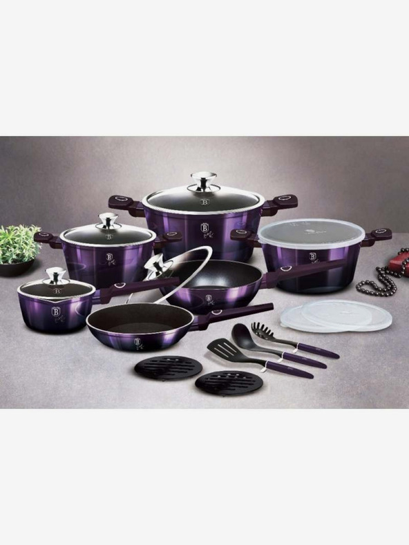 Berlingerhaus Panvica s titánovým povrchom 28 cm Purple Eclipse Collection BERLINGERHAUS